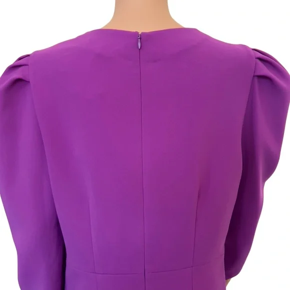 Sachin & Babi Agnes Plunge V-neck long sleeve twist front mutton
